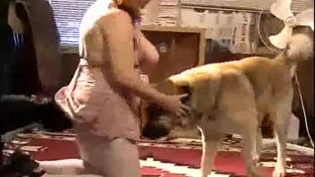 Filthy deviant pups are banging a slut